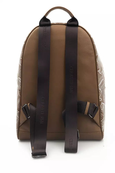 Sac à dos Cerruti 1881 en cuir marron pour homme