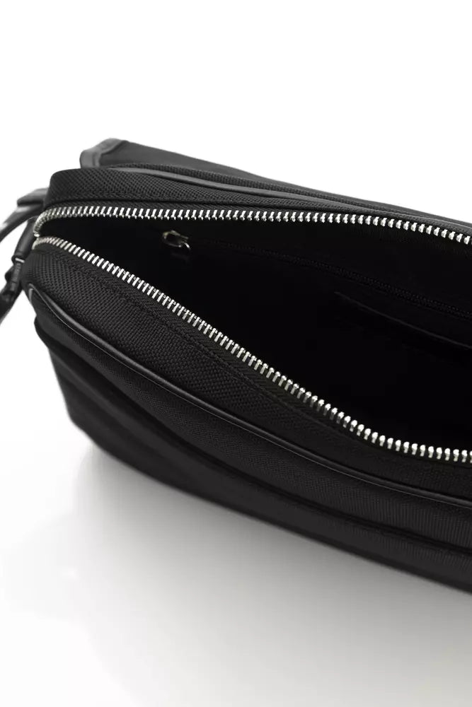 Cerruti 1881 Zwarte Nylon Dames Crossbody Tas