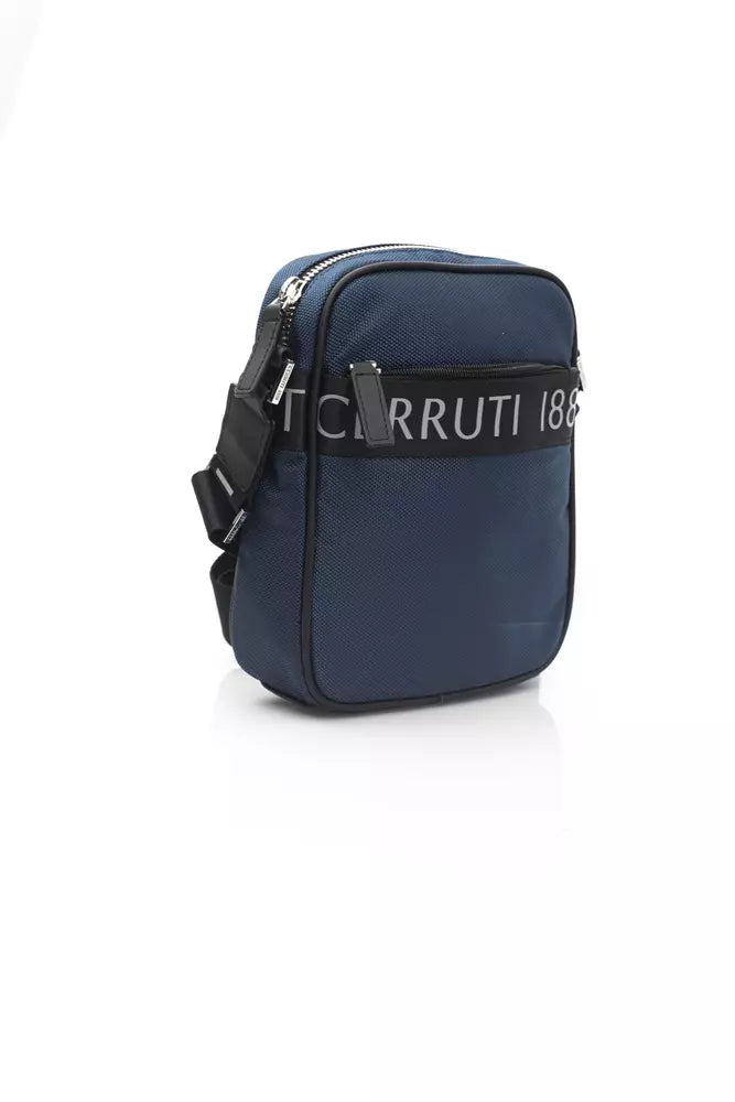 Cerruti 1881 Blauwe Nylon Dames Crossbody Tas