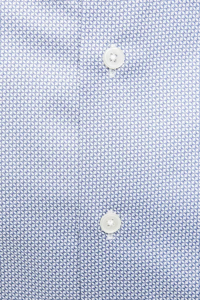 Chemise homme en coton bleu clair Robert Friedman