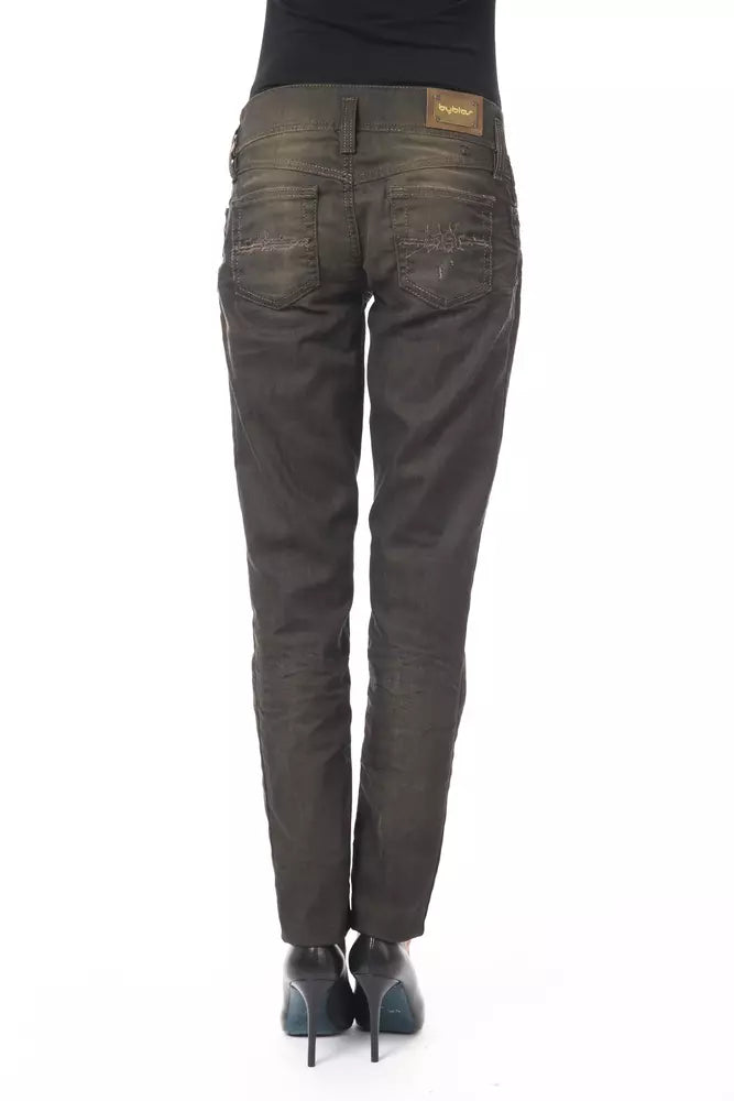 BYBLOS Zwarte katoenen damesjeans