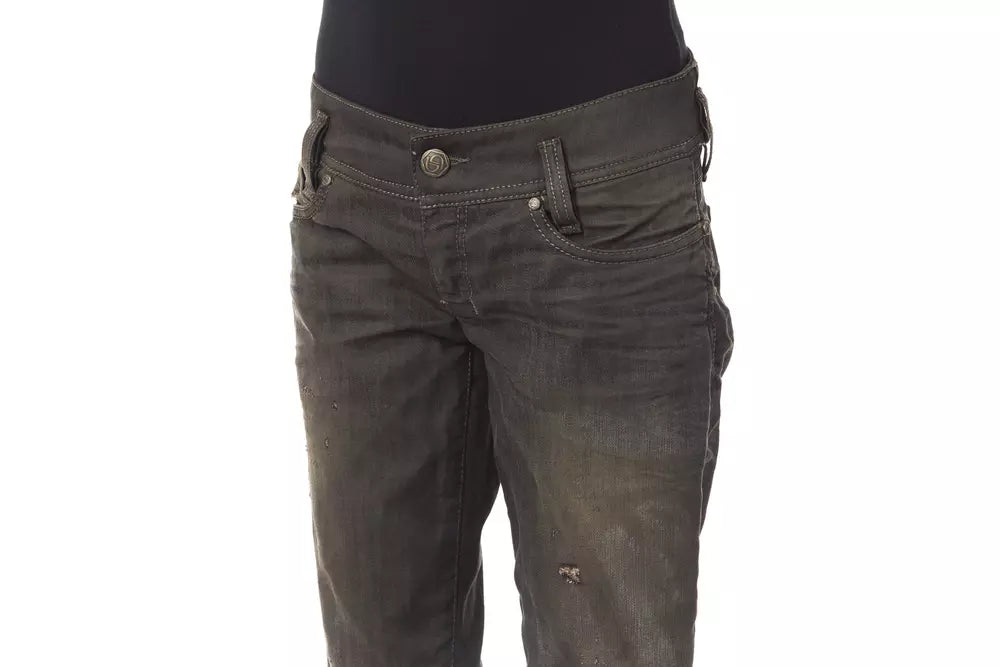 BYBLOS Zwarte katoenen damesjeans