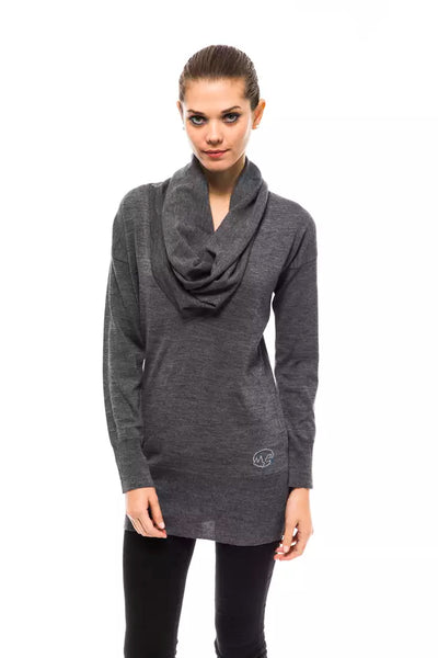 Pull Montana Blu Grey en laine pour femme