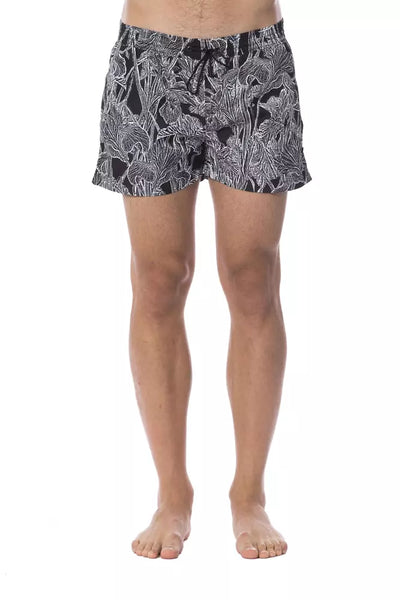 Roberto Cavalli Sport Zwart Polyester Herenbadpak