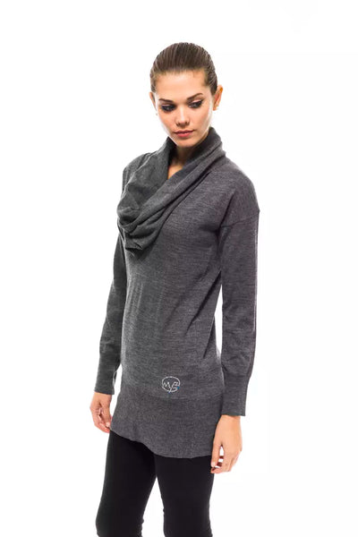 Pull Montana Blu Grey en laine pour femme