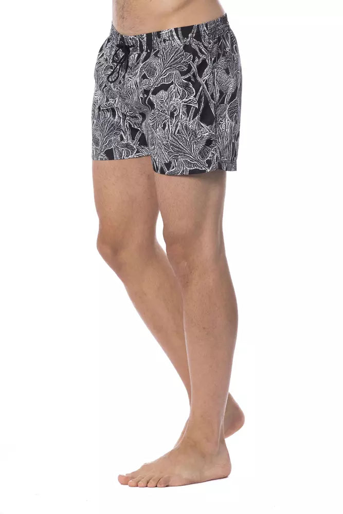 Roberto Cavalli Sport Zwart Polyester Herenbadpak