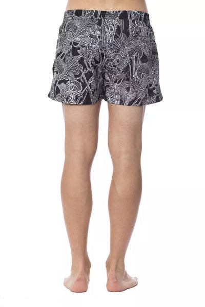 Roberto Cavalli Sport Zwart Polyester Herenbadpak