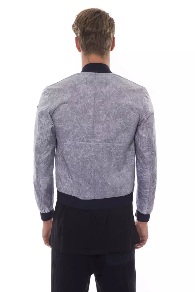 Nicolo Tonetto Blouson Bomber Homme Polyester Gris