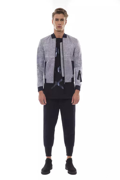 Nicolo Tonetto Blouson Bomber Homme Polyester Gris