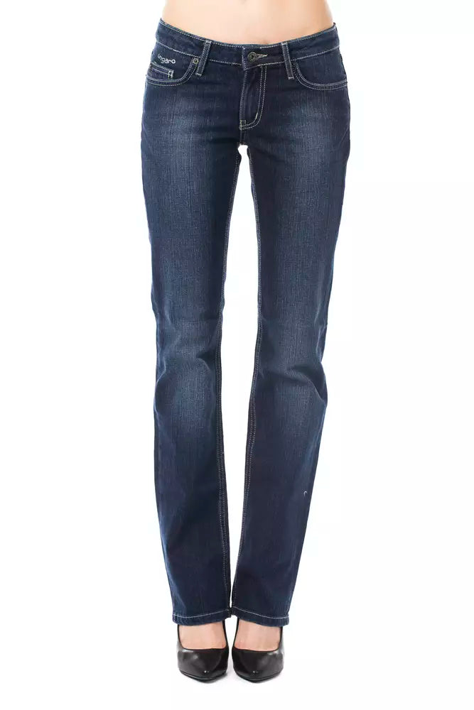 Jean Ungaro Fever en coton bleu pour femme