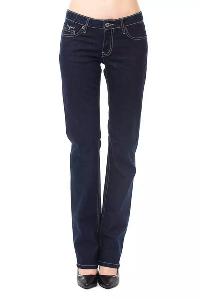 Jeans femme en coton bleu "Fever" d'Ungaro