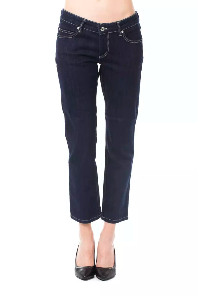 Jean Ungaro Fever en coton bleu pour femme