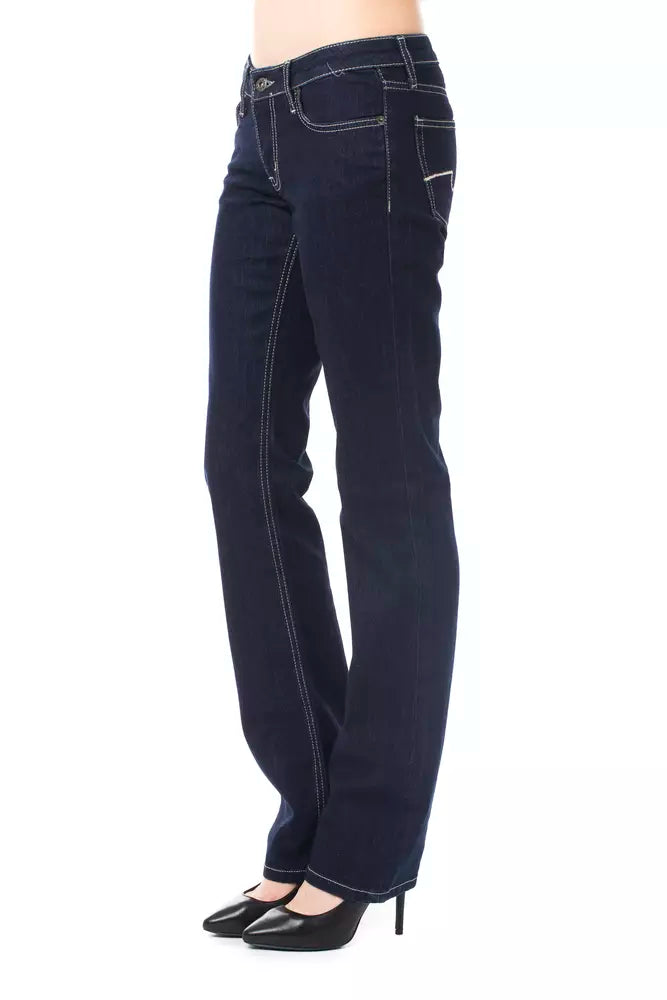 Jeans femme en coton bleu "Fever" d'Ungaro