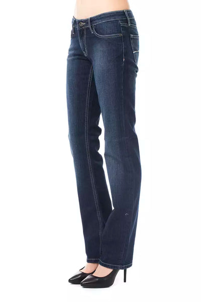 Jean Ungaro Fever en coton bleu pour femme