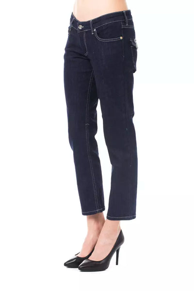 Jean Ungaro Fever en coton bleu pour femme