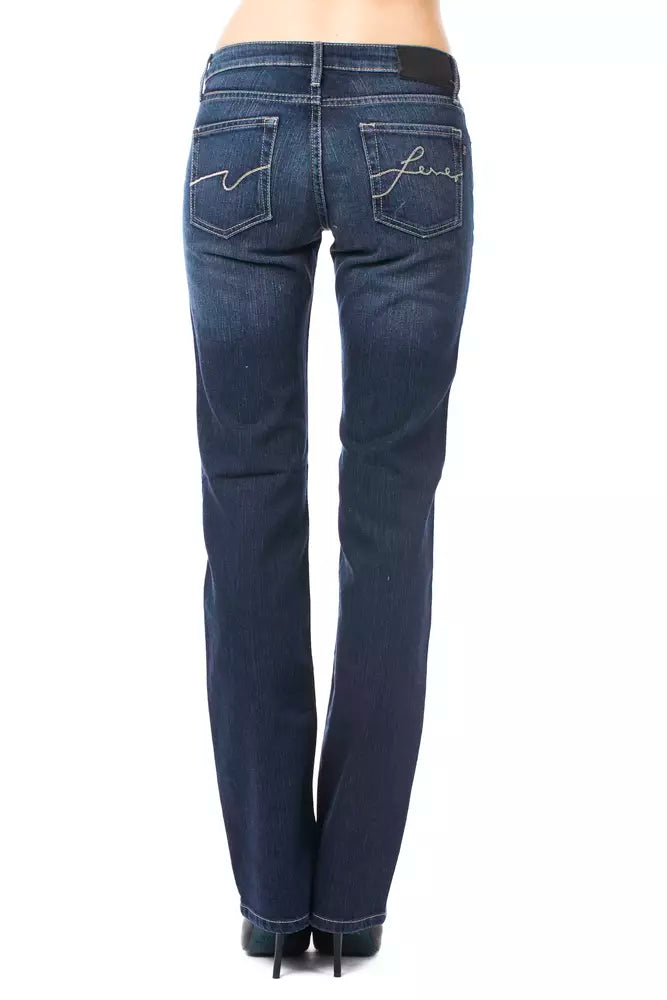 Jean Ungaro Fever en coton bleu pour femme