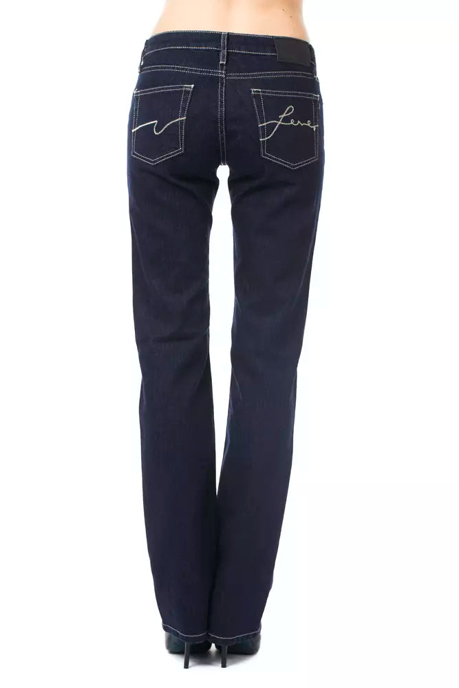 Jeans femme en coton bleu "Fever" d'Ungaro