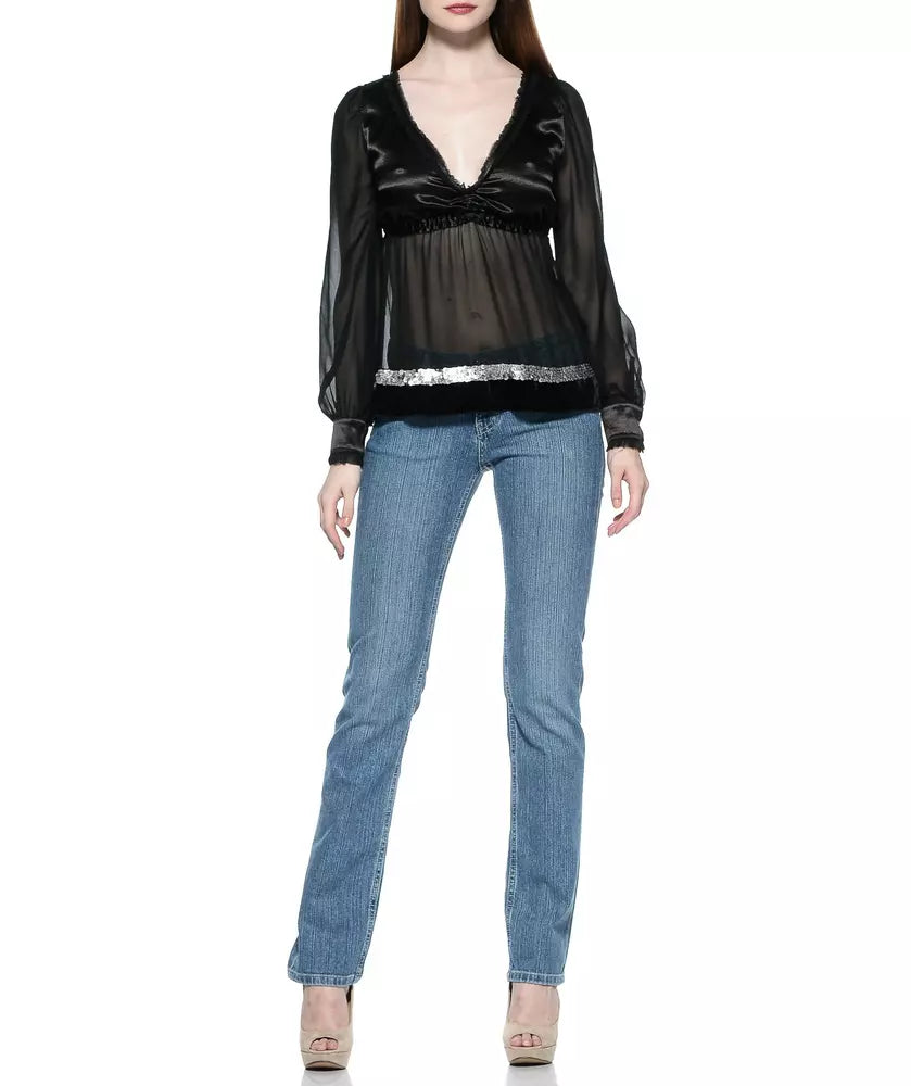 Jean Ungaro Fever en coton bleu clair pour femme