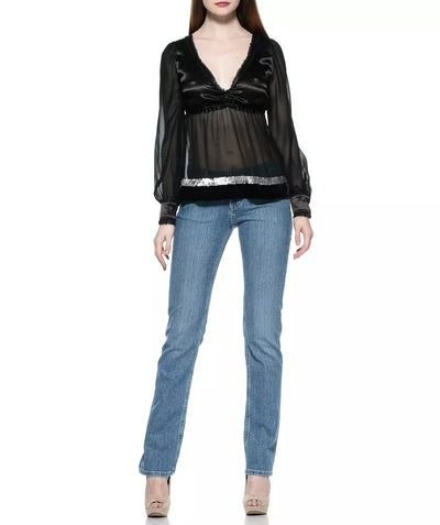Jean Ungaro Fever en coton bleu clair pour femme