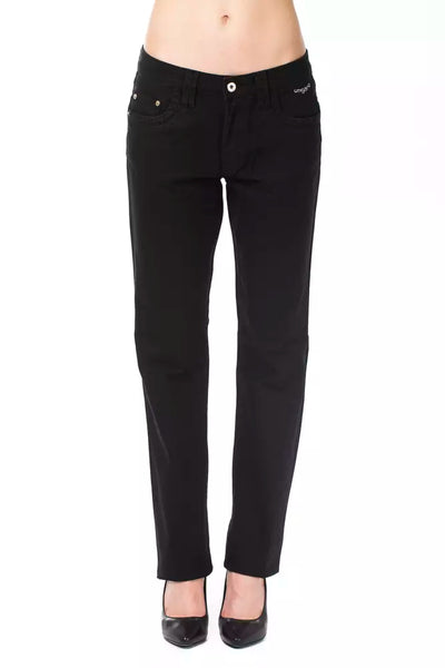 Pantalon noir en coton pour femme Ungaro Fever