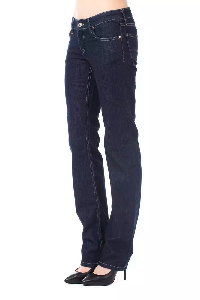 Jeans femme en coton bleu "Fever" d'Ungaro