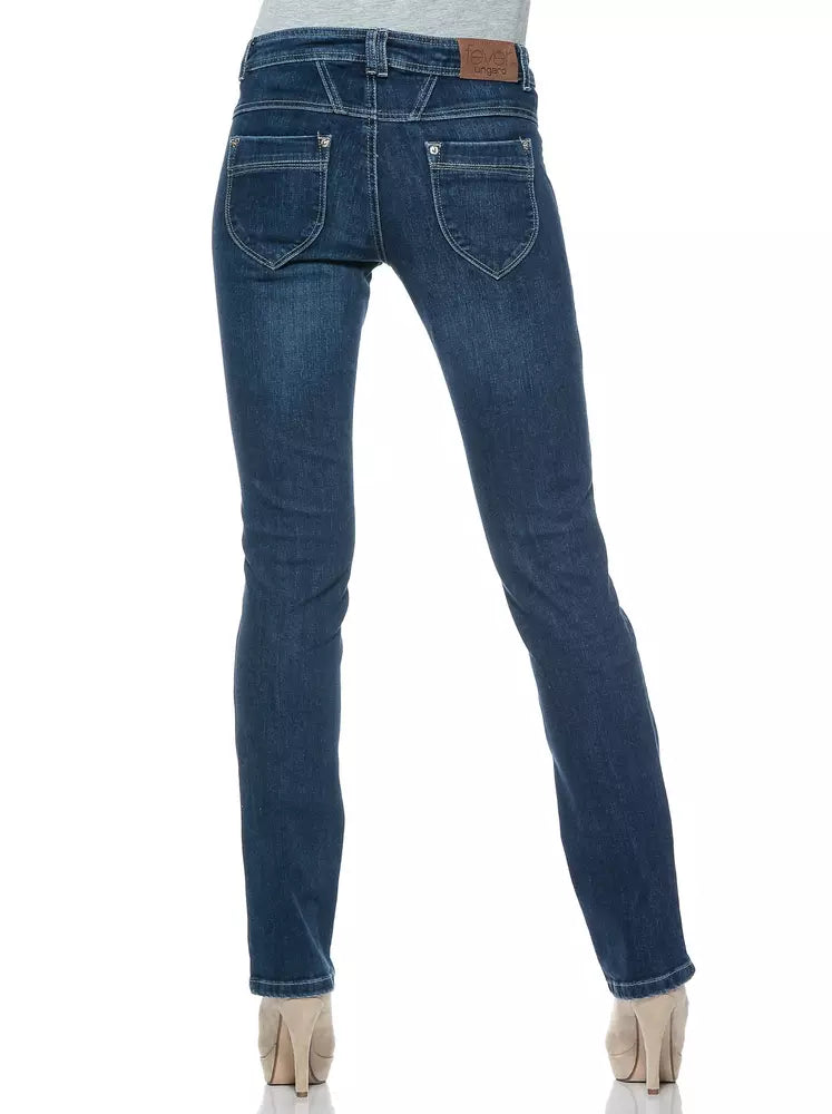 Jeans femme en coton bleu "Fever" d'Ungaro