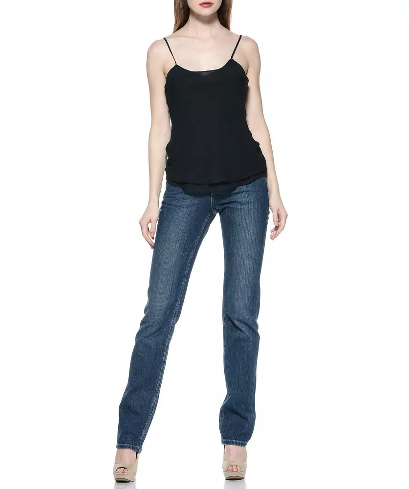 Jean Ungaro Fever en coton bleu pour femme