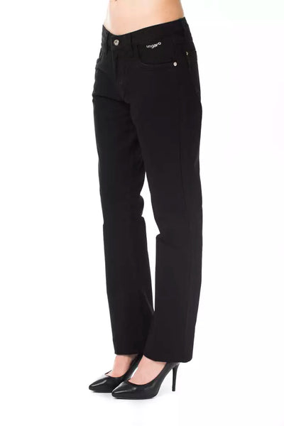 Pantalon noir en coton pour femme Ungaro Fever