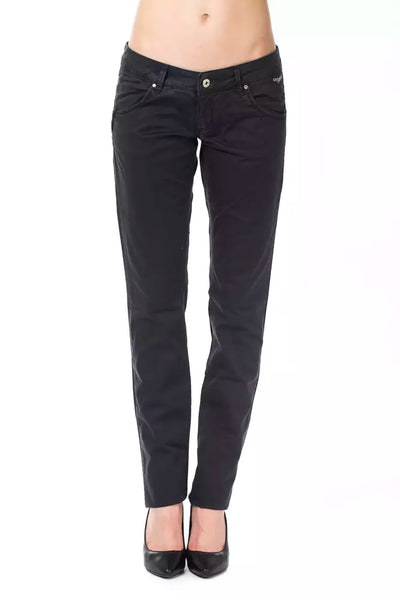 Ungaro Fever Blauwe Katoenen Broek voor Dames