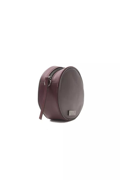 Pompei Donatella Burgundy leren dames crossbody tas
