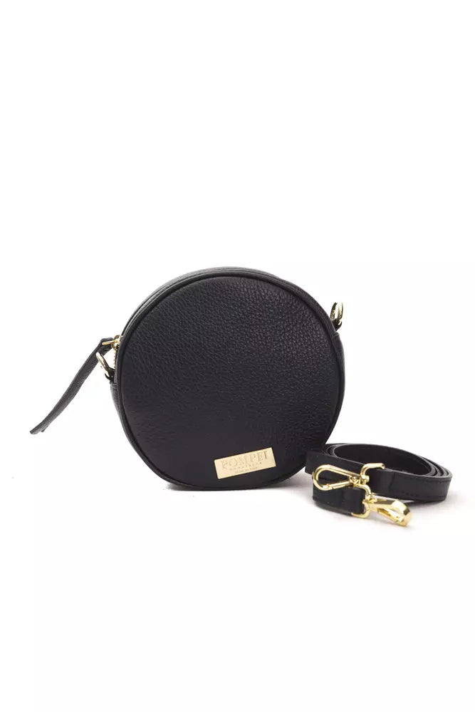 Pompei Donatella Grijze Leren Dames Crossbody