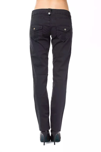 Ungaro Fever Blauwe Katoenen Broek voor Dames