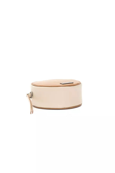 Pompei Donatella Bruine Leren Dames Crossbody Tas