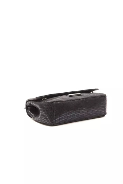 Pompei Donatella Blauwe Leren Dames Crossbody Tas