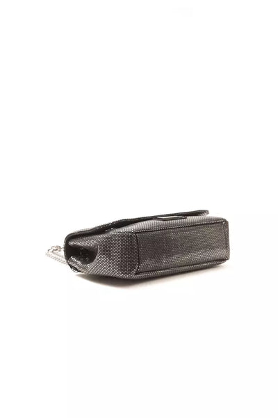 Pompei Donatella Grijze Leren Dames Crossbody Tas