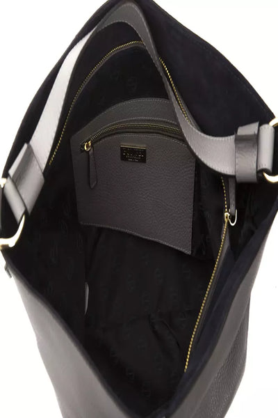 Sac à bandoulière Pompei Donatella en cuir gris pour femme