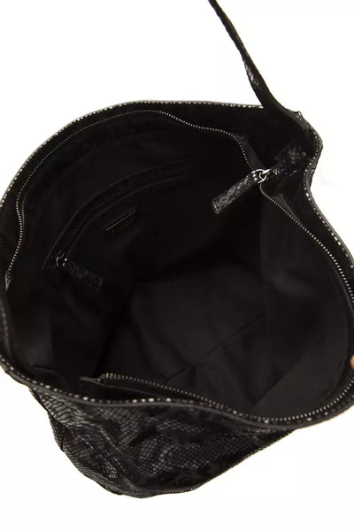 Sac à bandoulière Pompei Donatella en cuir gris pour femme