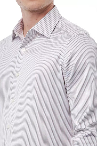Chemise homme en coton blanc Bagutta