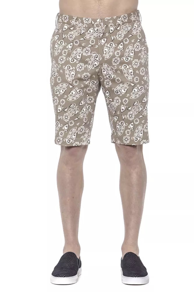 Short homme en coton beige PT Torino