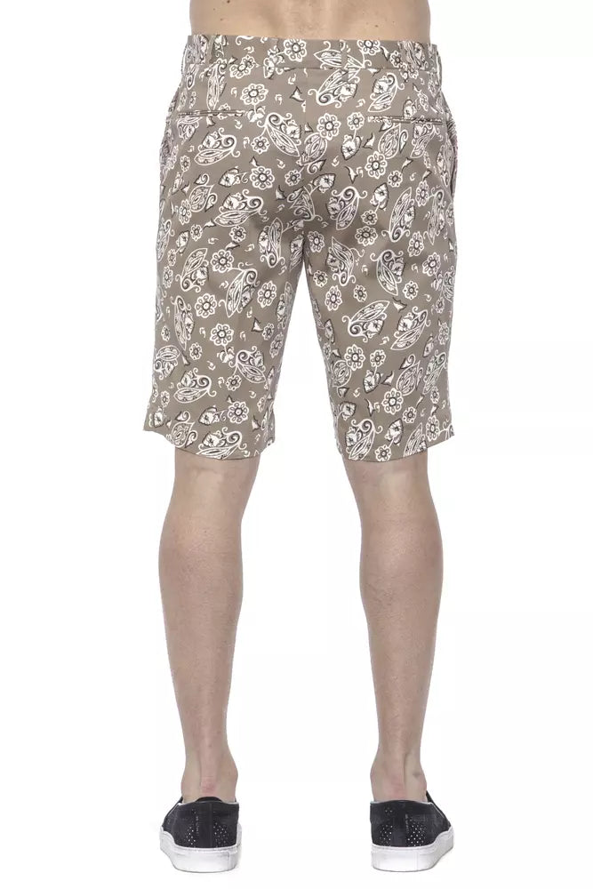 Short homme en coton beige PT Torino