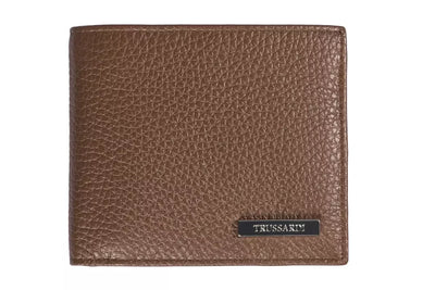 Trussardi Bruine Leren Herenportemonnee