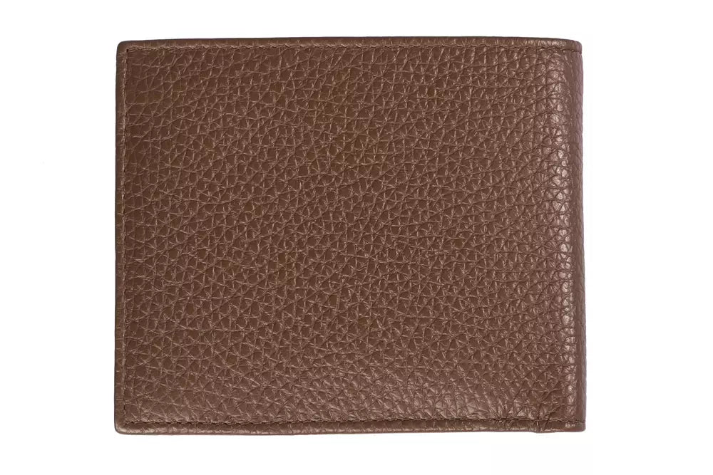 Trussardi Bruine Leren Herenportemonnee