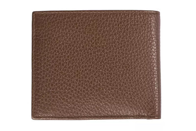 Trussardi Bruine Leren Herenportemonnee