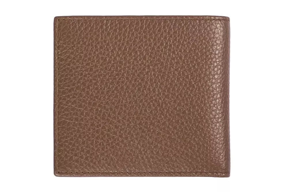 Trussardi Bruine Leren Herenportemonnee
