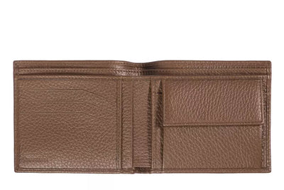 Trussardi Bruine Leren Herenportemonnee
