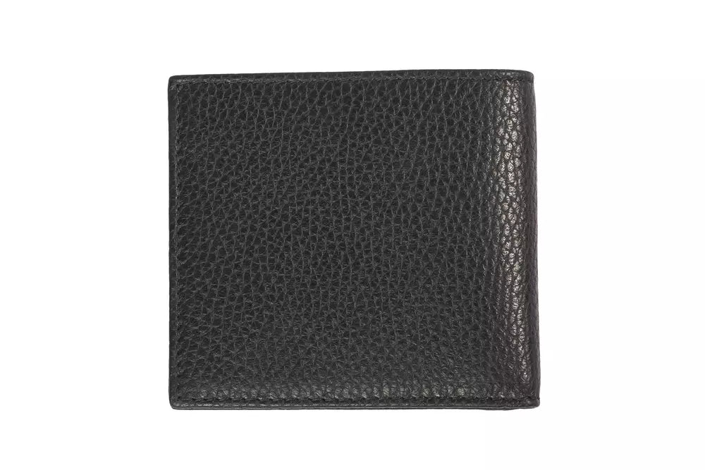 Trussardi Zwarte Leren Herenportemonnee
