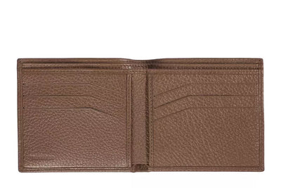 Trussardi Bruine Leren Herenportemonnee