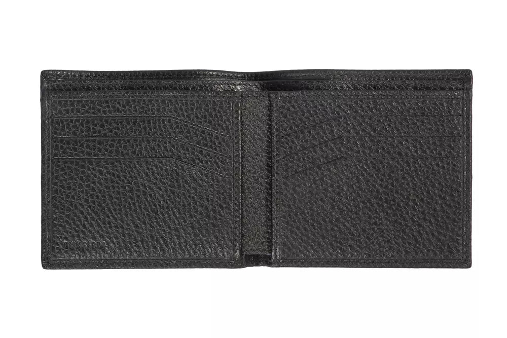 Trussardi Zwarte Leren Herenportemonnee