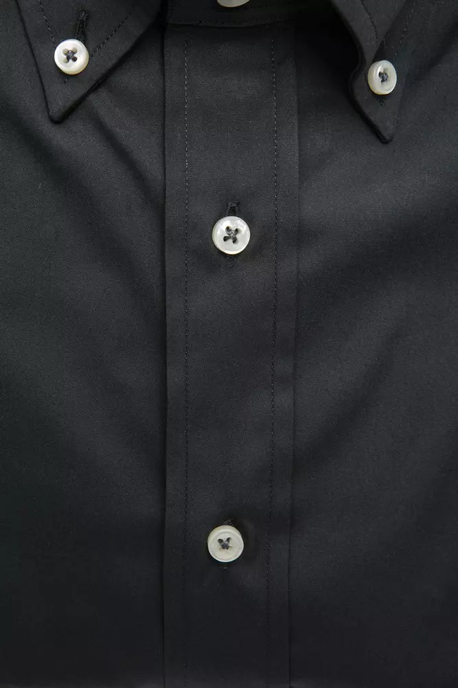 Chemise homme en coton gris Robert Friedman
