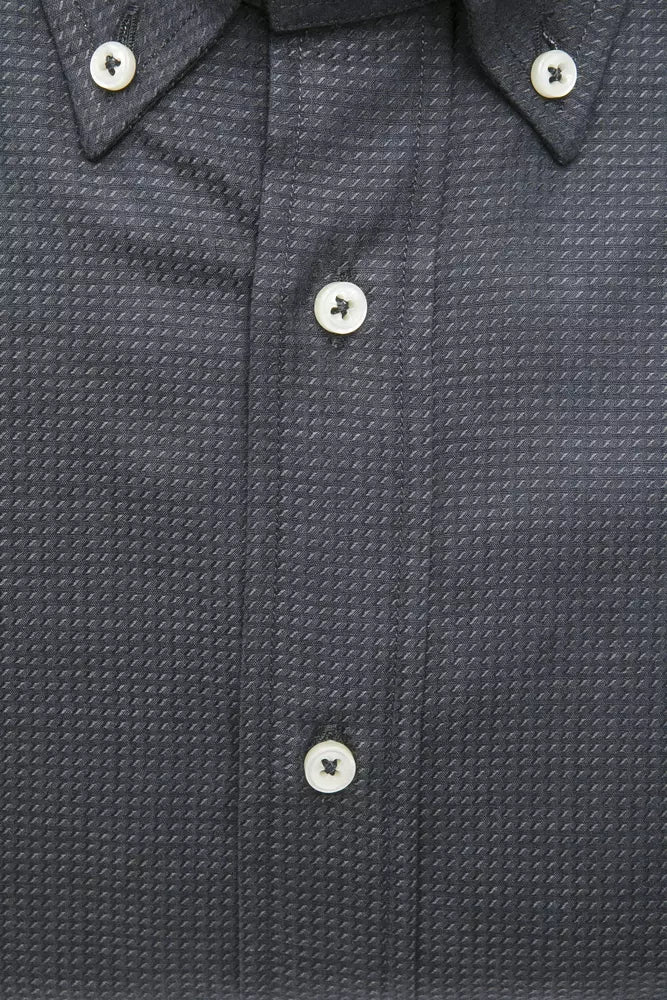 Chemise homme en coton vert Robert Friedman
